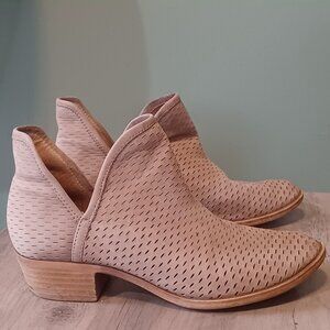 LUCKY BRAND Baley Ankle Boots Tan 7.5